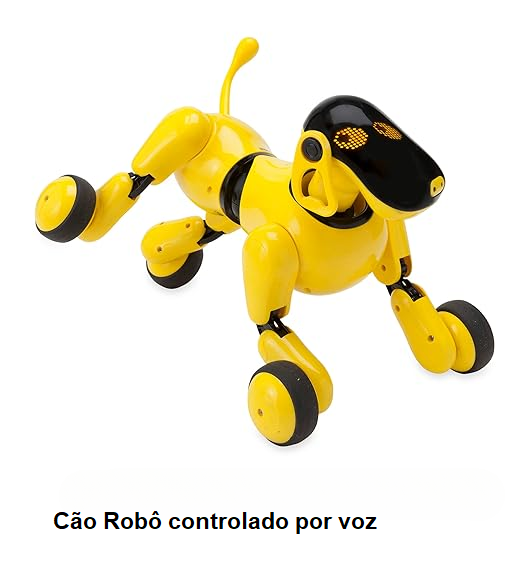 Cão Robô Controlado Por Voz Para Crianças