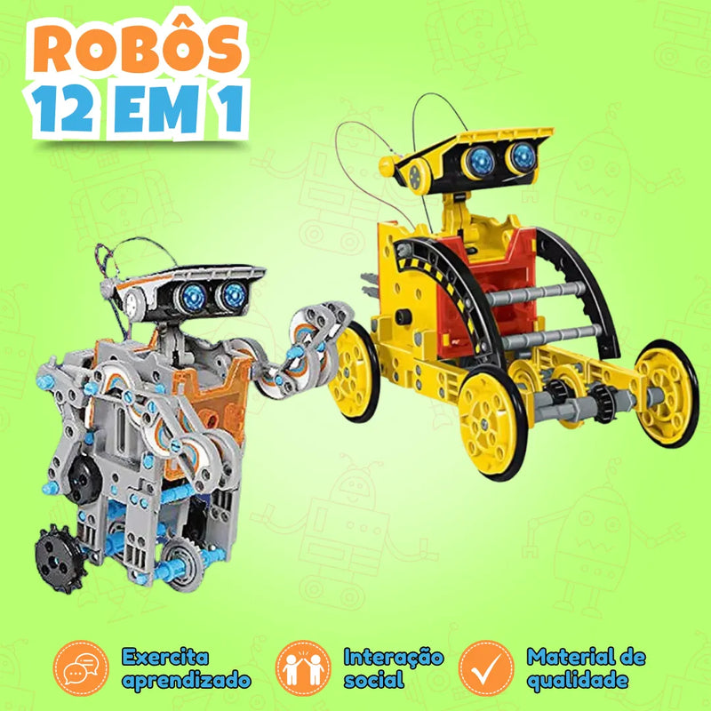 Robôs 12 em 1 Lançamento