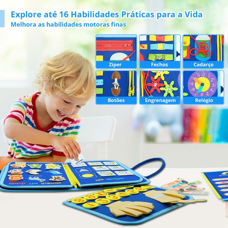 Livro Infantil de Atividades Educacionais - PlayMind