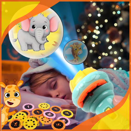 Lanterna Mágica Kids - Transforme a hora de dormir em uma aventura encantada!