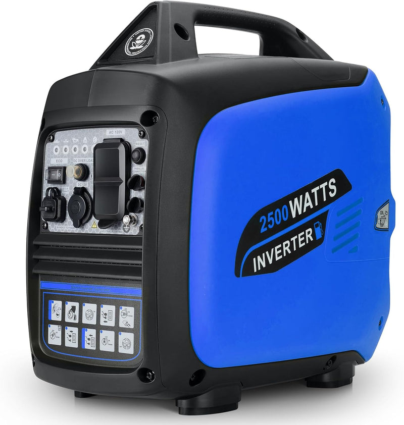 Gerador inversor portátil de 2500W a Gasolina Silencioso Com Sensor de CO