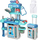 Kit de Médico para Crianças 2 em 1  Para Meninos e Meninas Conjunto Completo