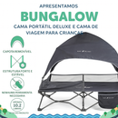 Berço Portátil Dobrável Infantil Cama de Viagem Segura e Confortável