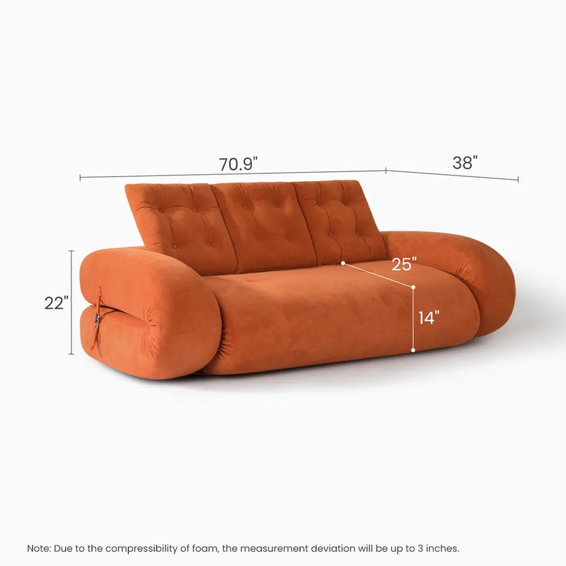 Sofá-Cama Multifuncional em Veludo Design Moderno, Conforto e Versatilidade para Sua Casa