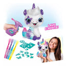 Pelúcia Unicórnio Para Pintar Airbrush Lavável Caneta Spray + 100 Moldes