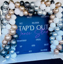 Arco de Balões Decorativos com enchimento elétrico infla em 1 Minuto kit vem com 4 designs reutilizáveis e intercambiáveis