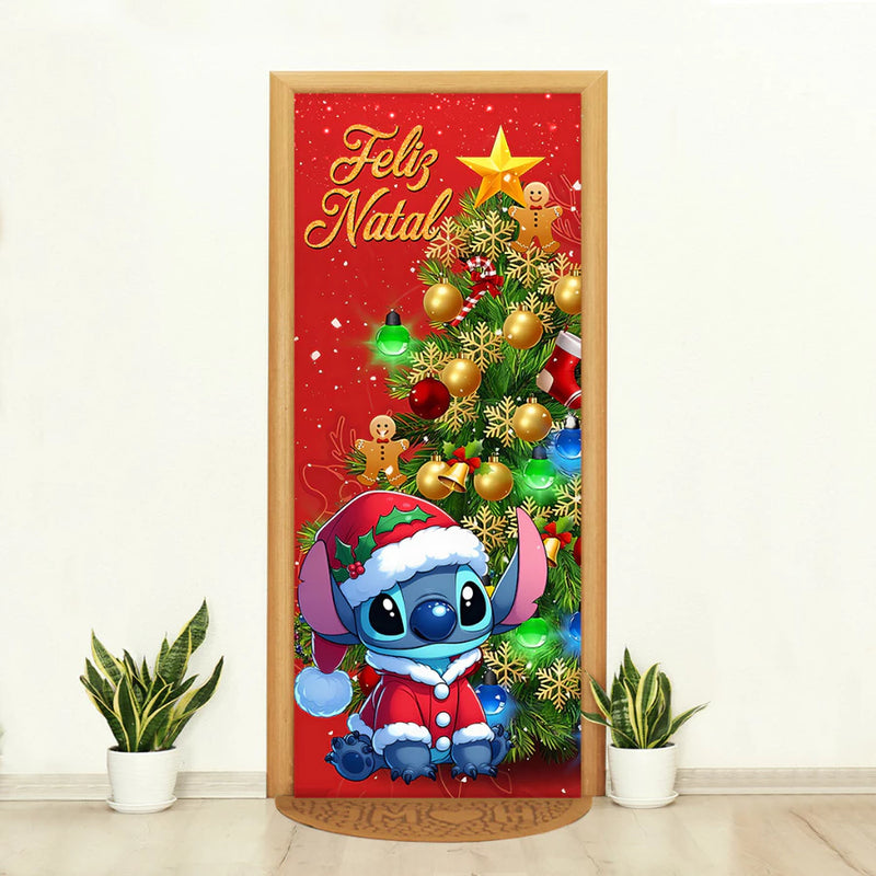 Capas de Porta Decorativas em Tecido com Efeito Sublimado – Kit 8 Unidades Variadas